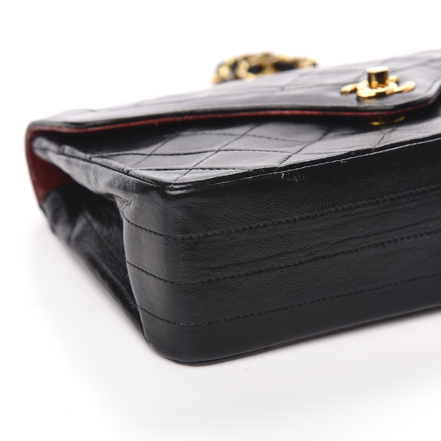 Chanel Lambskin Quilted Mini Flap Black 11 of 15