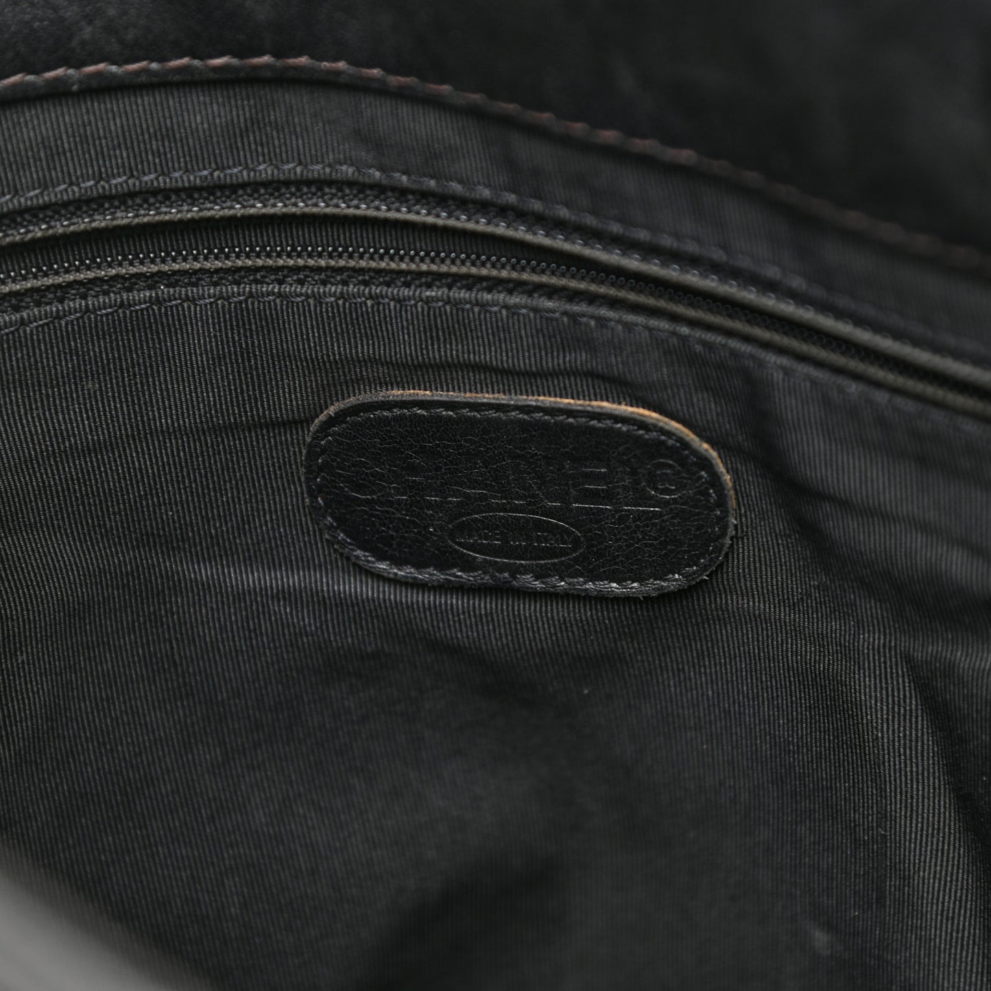 Lambskin Messenger Black