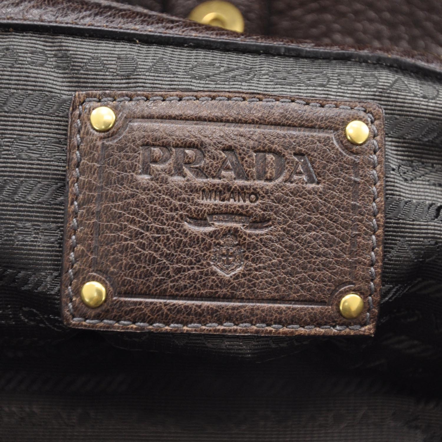 Prada Cervo Deerskin Large Shoulder Bag 10 of 13