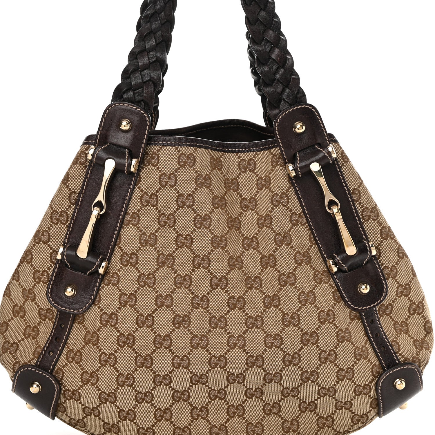 Gucci Monogram Small Pelham Shoulder Bag Dark Brown 8 of 14