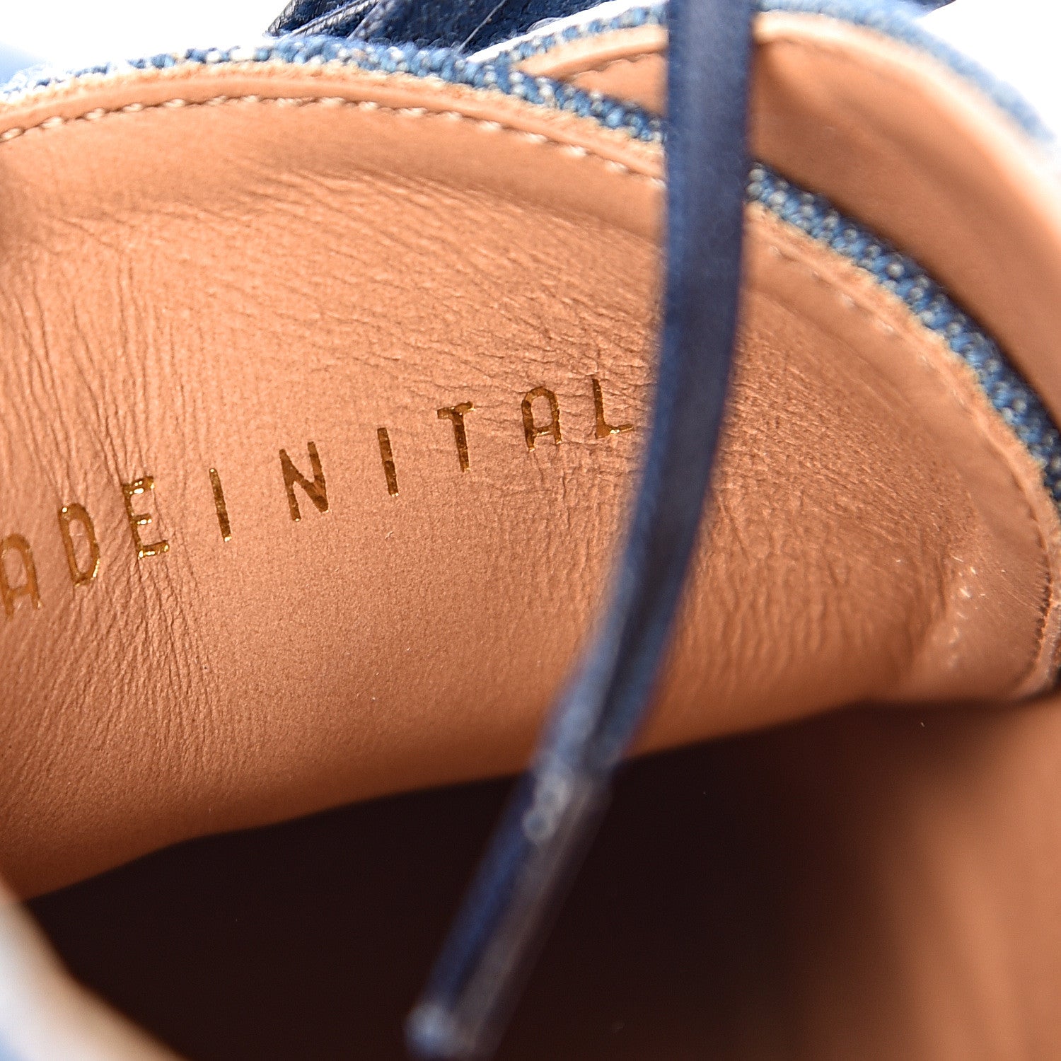 Louis Vuitton Monogram Denim Mens High-Derby Boots 8 Blue 12 of 12