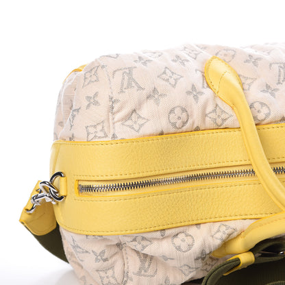 Louis Vuitton Monogram Denim Speedy Round Yellow 12 of 13