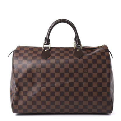 Louis Vuitton Damier Ebene Speedy 35 1 of 10