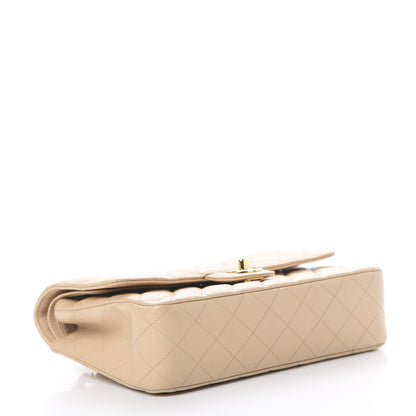 Chanel Caviar Quilted Medium Double Flap Beige Clair 3 of 10