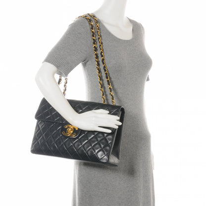 Chanel Lambskin XL Jumbo Flap Black 2 of 8
