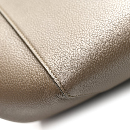 Celine Soft Grained Calfskin Small Belt Cabas Phantom Taupe 13 of 13