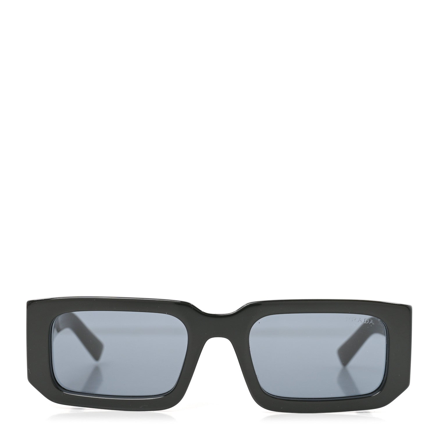 Prada Acetate Symbole Sunglasses SPR 06Y Black Black 2 of 6