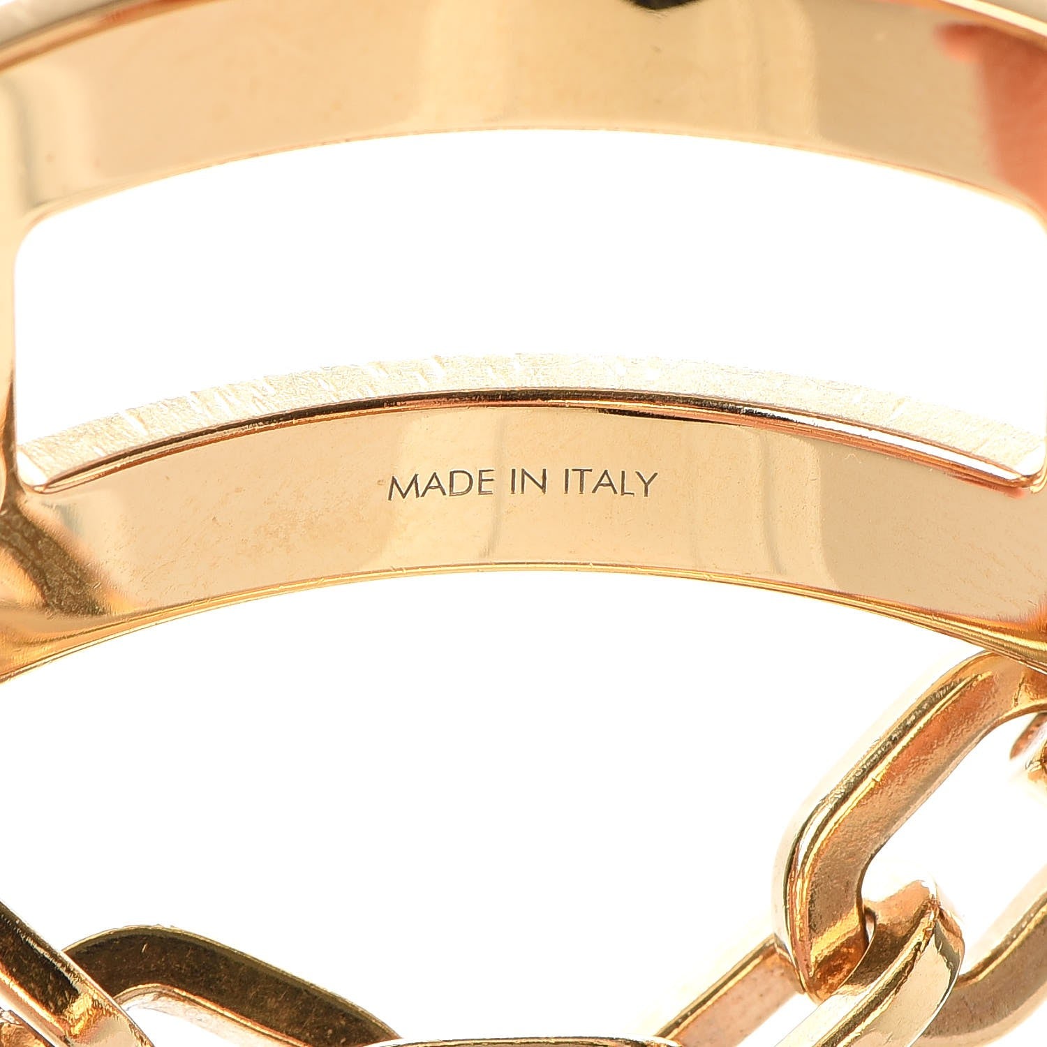 Louis Vuitton Lock Me Frame Cuff Gold 6 of 6