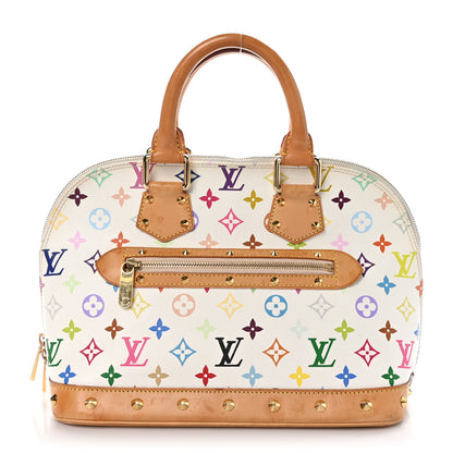Louis Vuitton Monogram Multicolor Alma White 1 of 12