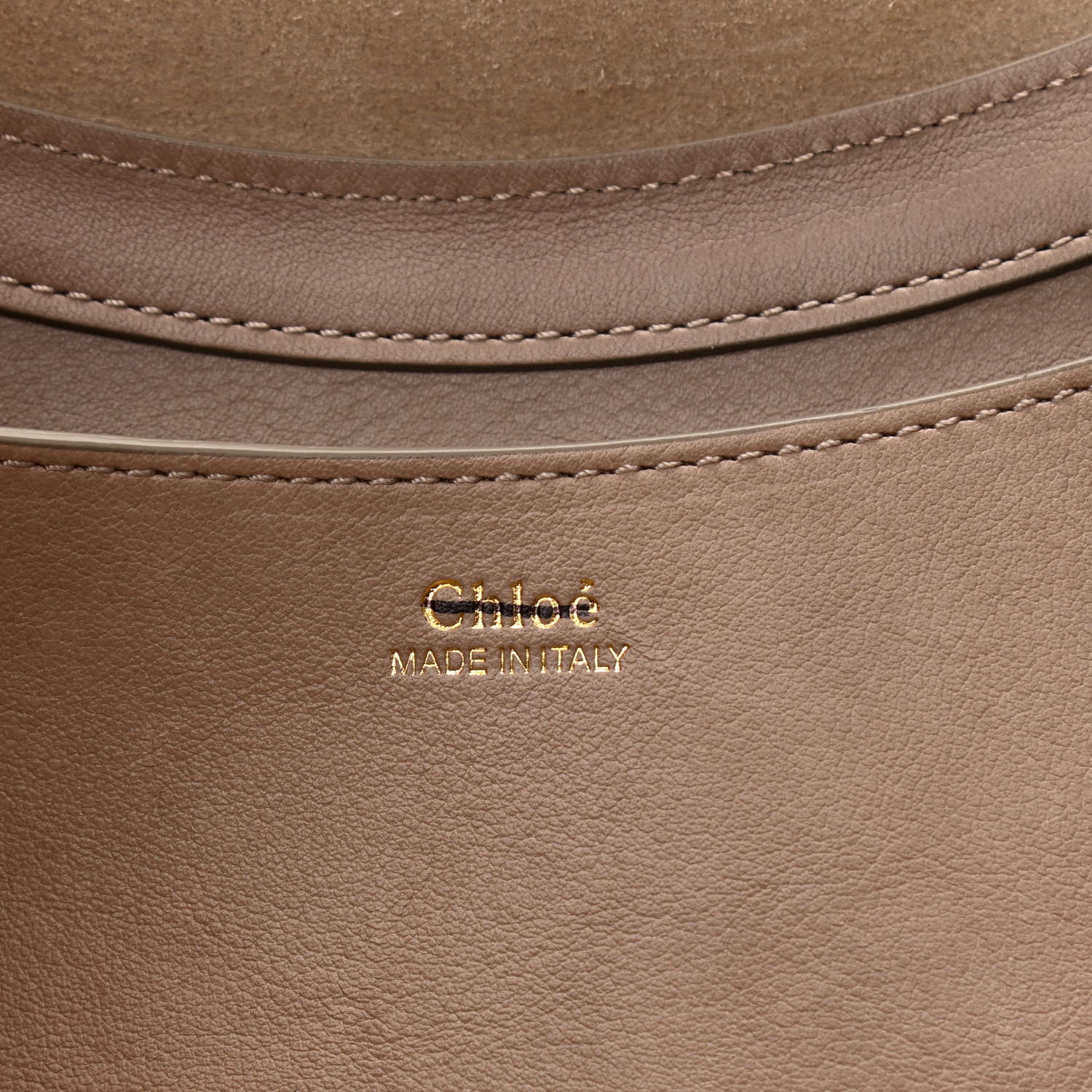 Chloe Grain Calfskin Kiss Hobo Motty Grey 6 of 12