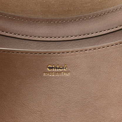 Chloe Grain Calfskin Kiss Hobo Motty Grey 6 of 12
