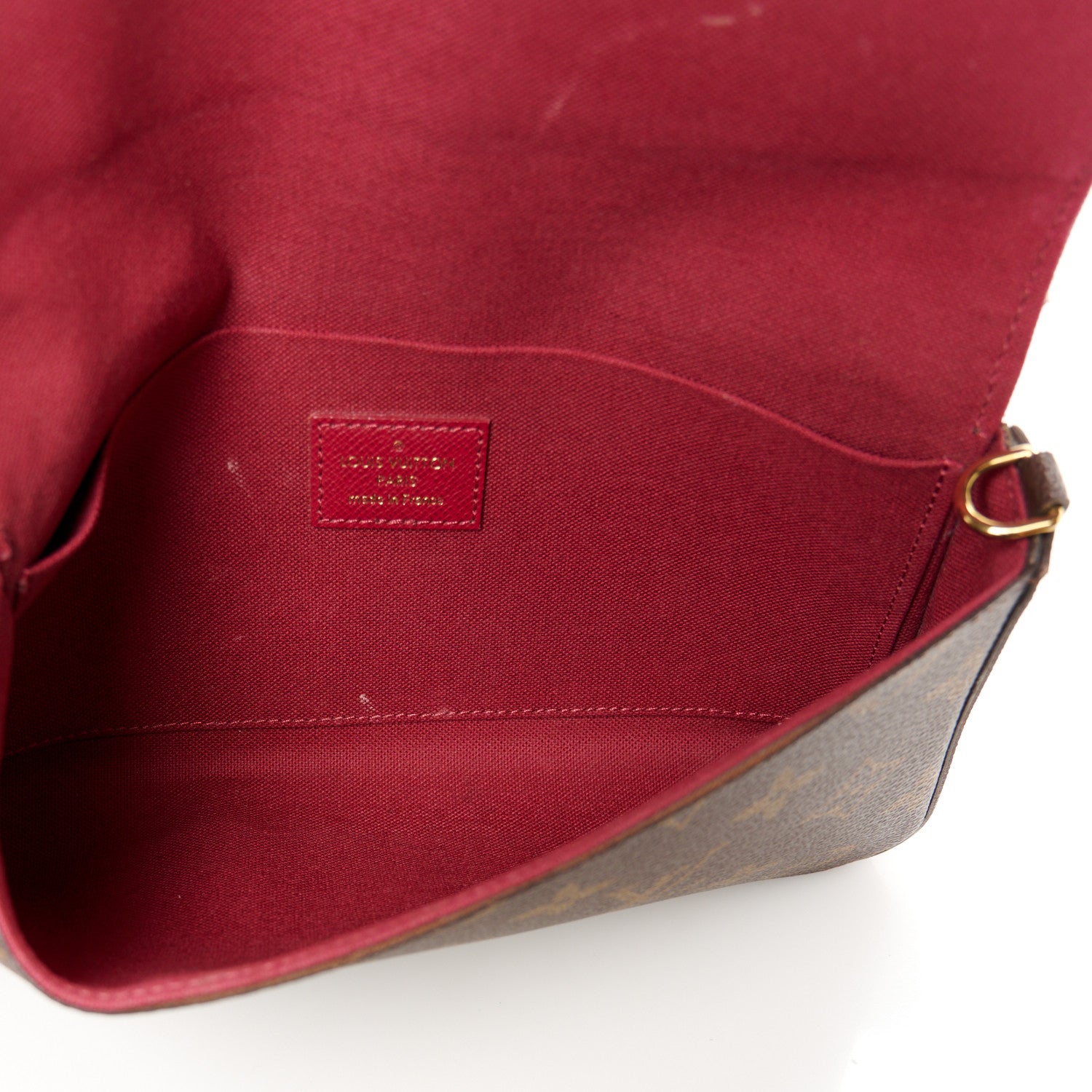 Louis Vuitton Monogram Pochette Felicie Chain Wallet Fuchsia 5 of 10