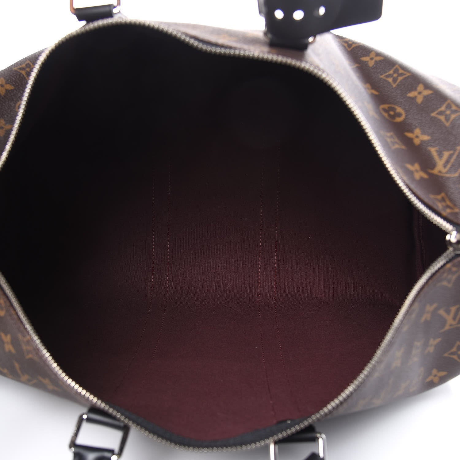 Louis Vuitton Monogram Macassar Keepall Bandouliere 45 5 of 9