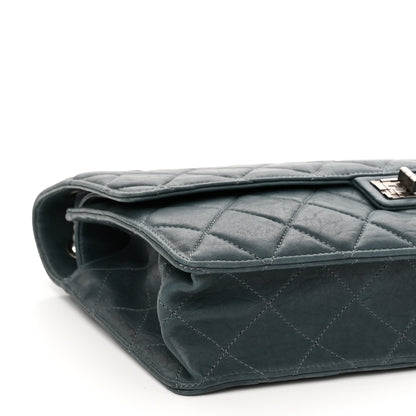 Chanel Washed Lambskin Quilted Maxi Take Away Flap Turquoise 9 of 11