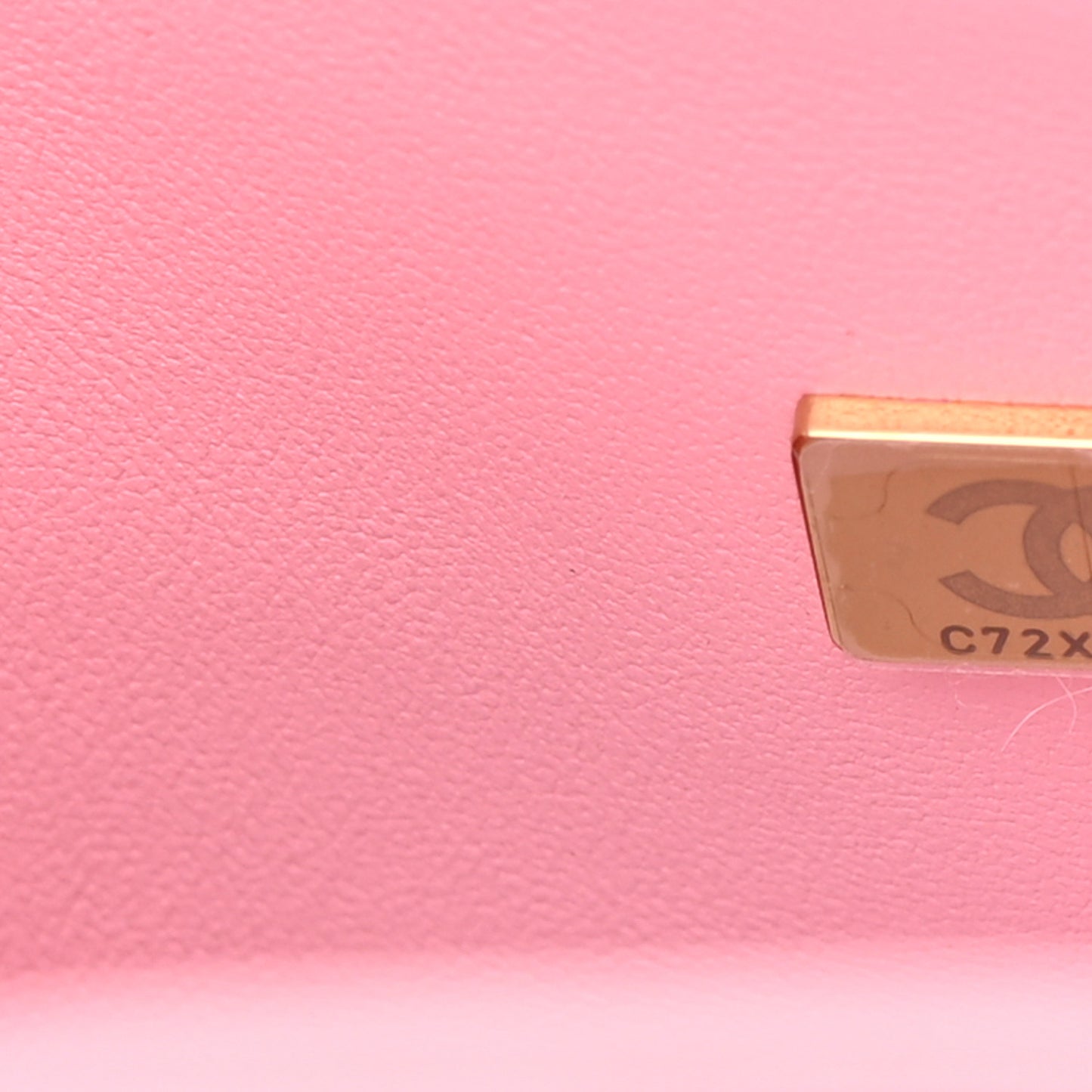 Lambskin Quilted Small Double Flap Pink