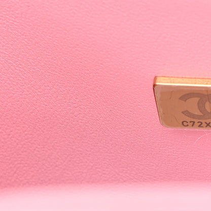 Chanel Lambskin Quilted Small Double Flap Pink 7 of 12