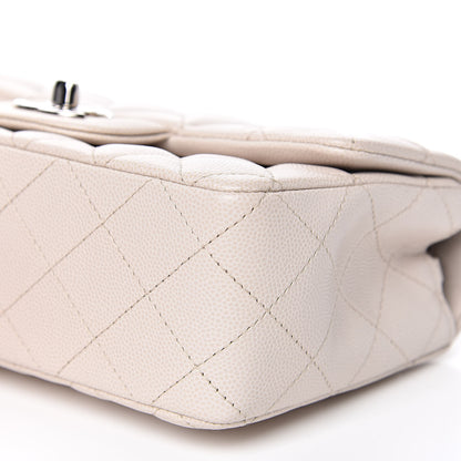 Chanel Caviar Quilted Mini Rectangular Flap Ivory 9 of 11