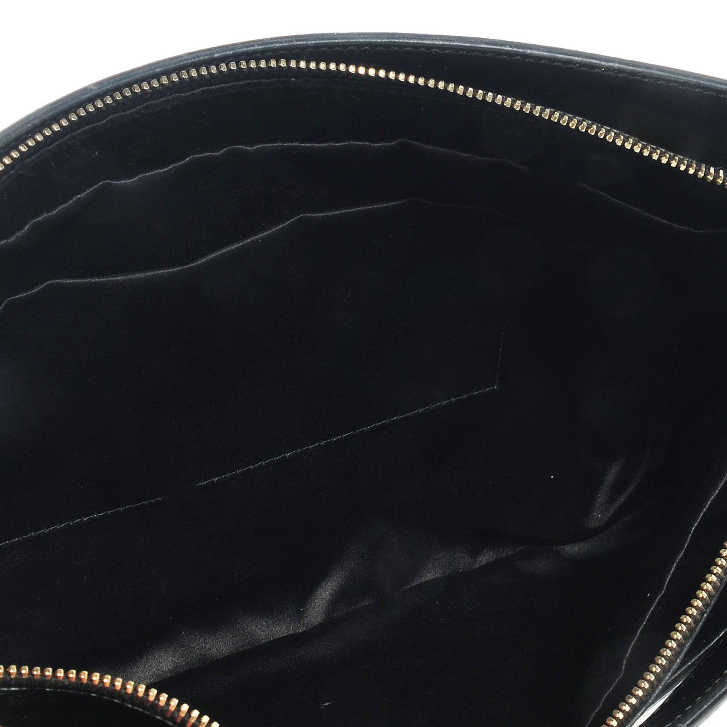 Patent Oversized Cocktail Clutch Black