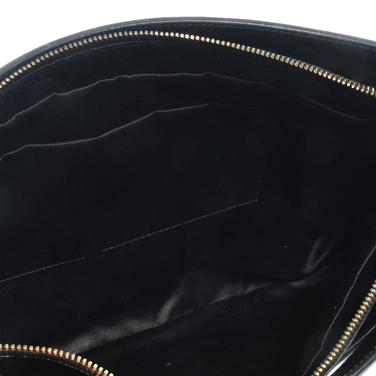 Saint Laurent Patent Oversized Cocktail Clutch Black 5 of 7