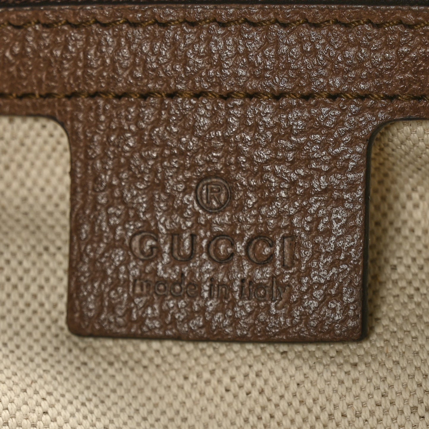 GG Supreme Monogram Textured Dollar Calfskin Web Medium Ophidia Carry-On Duffle Bag Beige Ebony New Acero