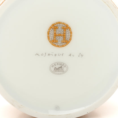 Hermes Porcelain Mosaique Au 24 Gold Tea Cup 7 of 7