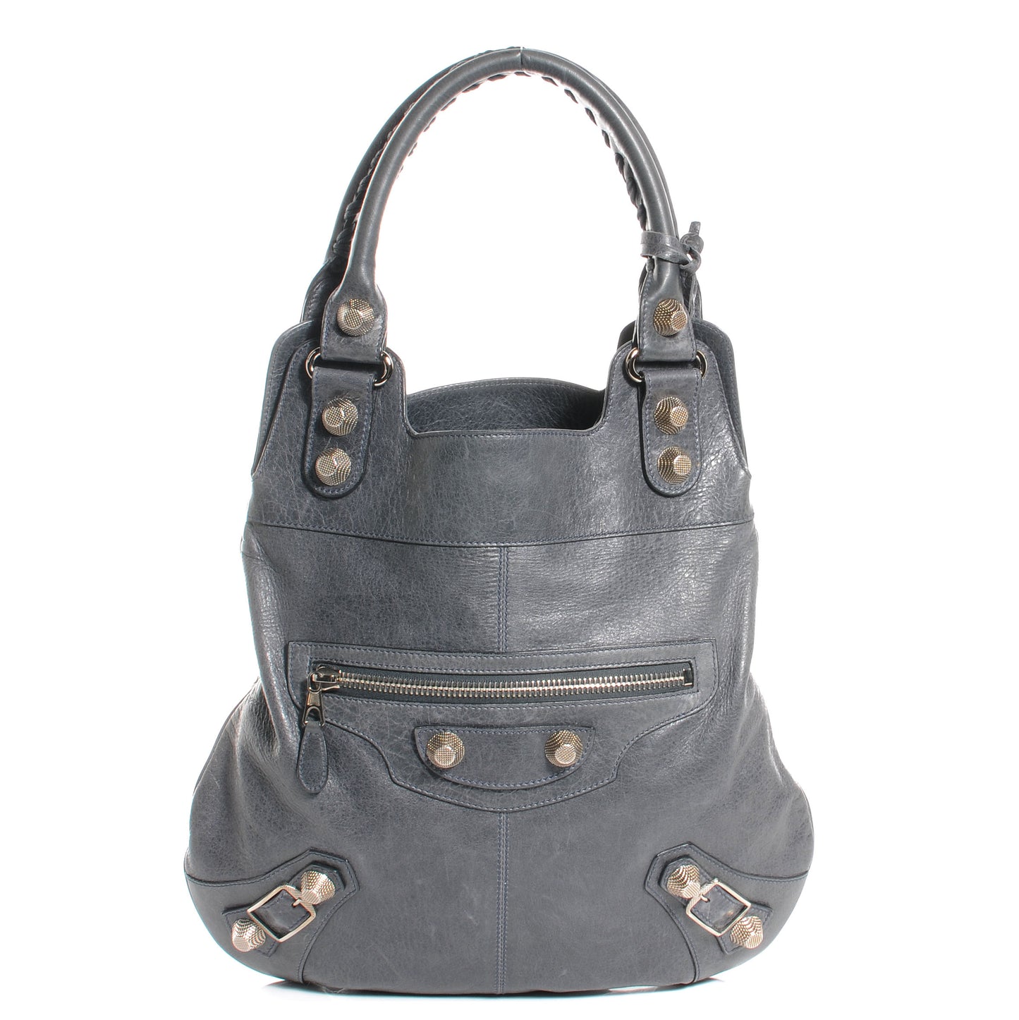 Agneau Giant 21 Silver Hardware Brief Anthracite