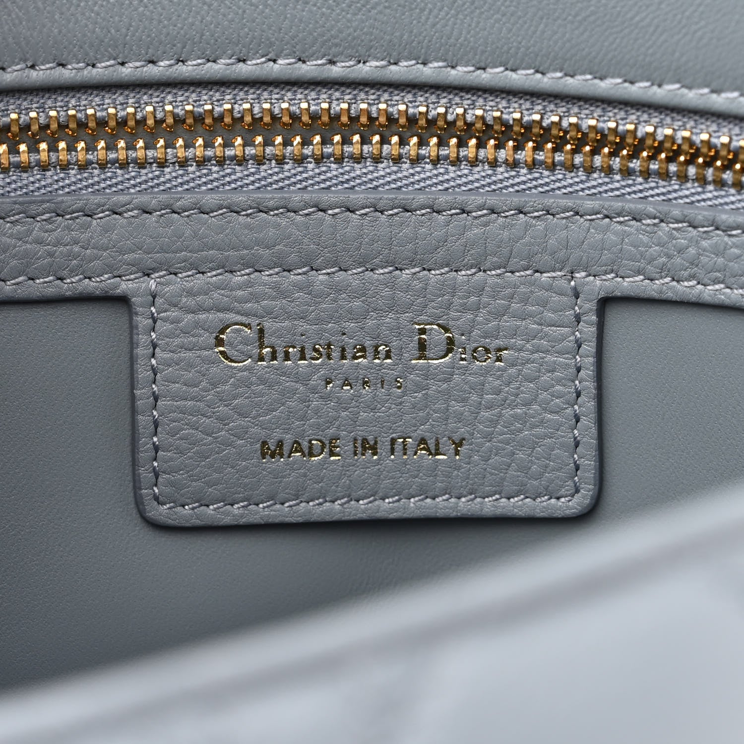 Christian Dior Supple Calfskin Cannage Medium Caro Bag Ethereal Grey 6 of 13