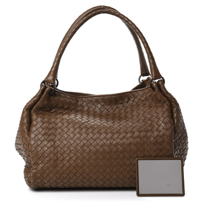 Bottega Veneta Nappa Intrecciato Parachute Bag Brown 3 of 11