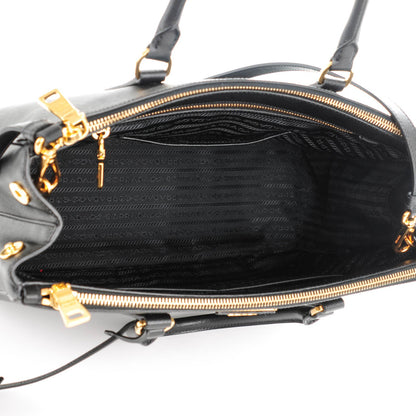 Prada Saffiano Medium Galleria Double Zip Tote Black 5 of 8