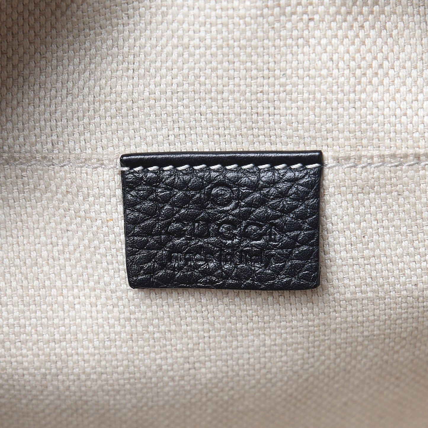 Pebbled Calfskin Small Soho Disco Bag Black
