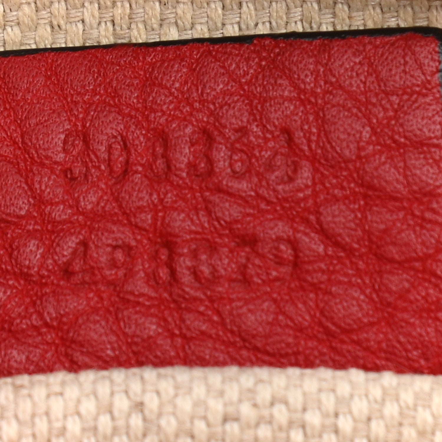 Gucci Pebbled Calfskin Small Soho Disco Bag Tabasco Red 7 of 18