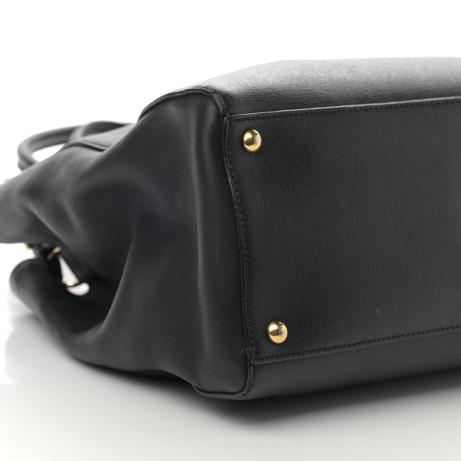 Fendi Vitello Elite Regular 2Jours Tote Black 9 of 18