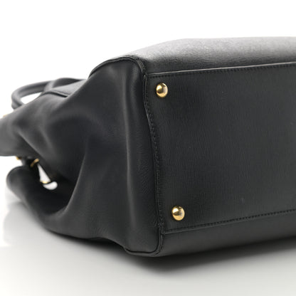 Fendi Vitello Elite Regular 2Jours Tote Black 9 of 18