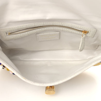 Louis Vuitton Calfskin Pony Hair Les Extraordinaires Tupelo PM White 5 of 14