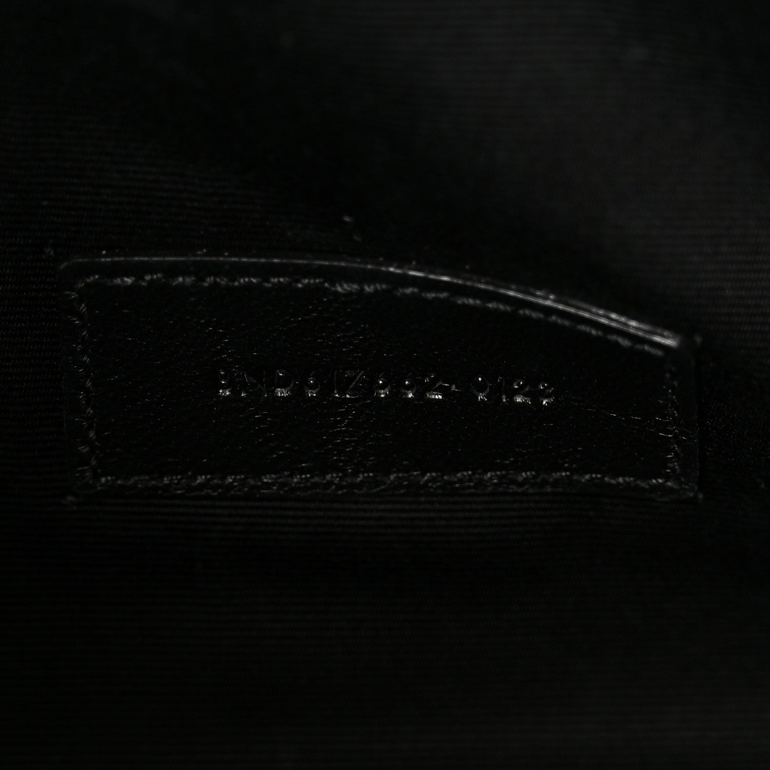 Saint Laurent Grain De Poudre Matelasse Chevron Monogram Cassandre Flap Pouch Black 7 of 9