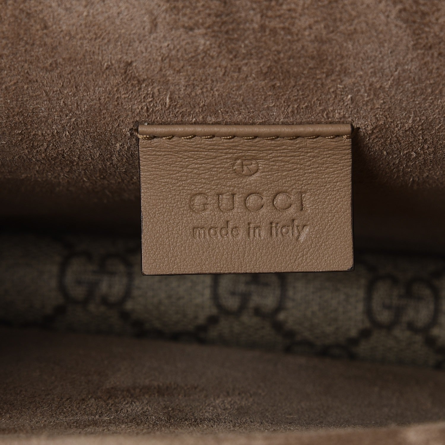 Gucci GG Supreme Monogram Mini Dionysus Shoulder Bag Taupe 7 of 8