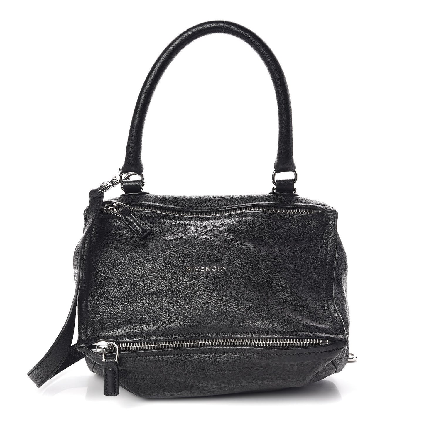 Sugar Goatskin Small Pandora Black