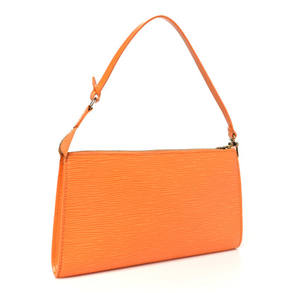 Louis Vuitton Epi Pochette Accessories 24 Mandarin 3 of 12