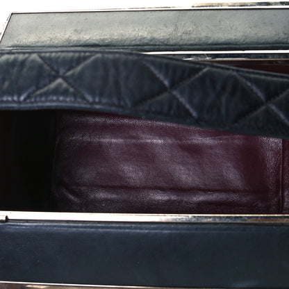 Chanel Lambskin Quilted Box Bag Black 4 of 6