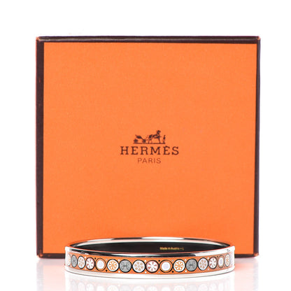 Hermes Enamel Narrow Printed Bracelet 70 6 of 6