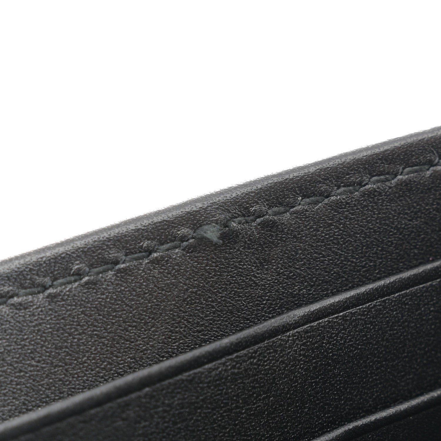 Gucci Calfskin Matelasse GG Marmont Chain Wallet Black 14 of 15