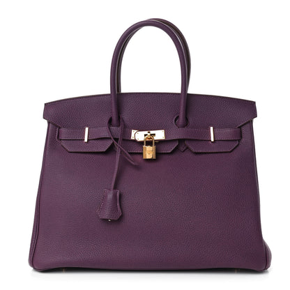 Hermes Togo Birkin 35 Anemone 1 of 9