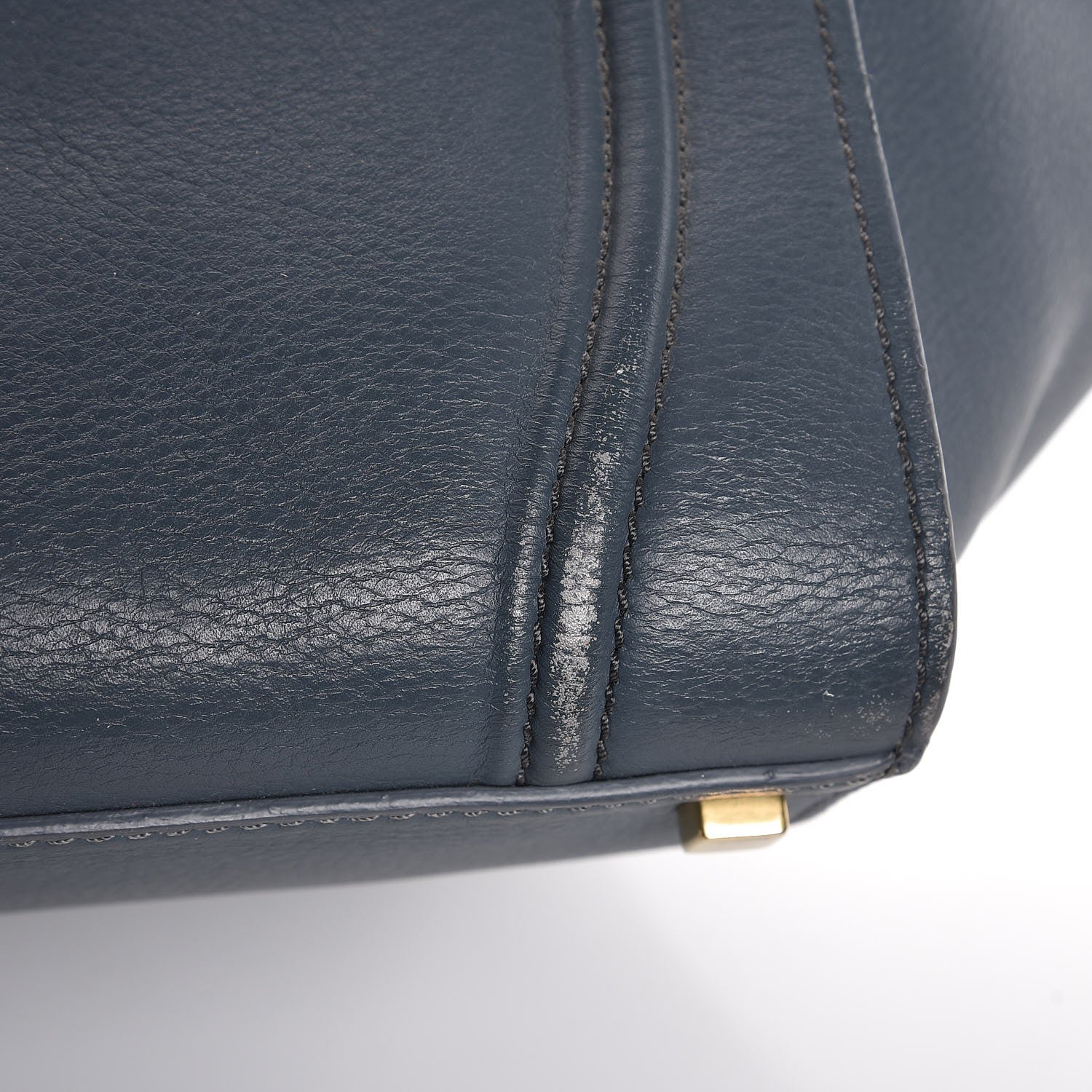 Celine Supple Calfskin Medium Phantom Luggage Slate Blue 17 of 26