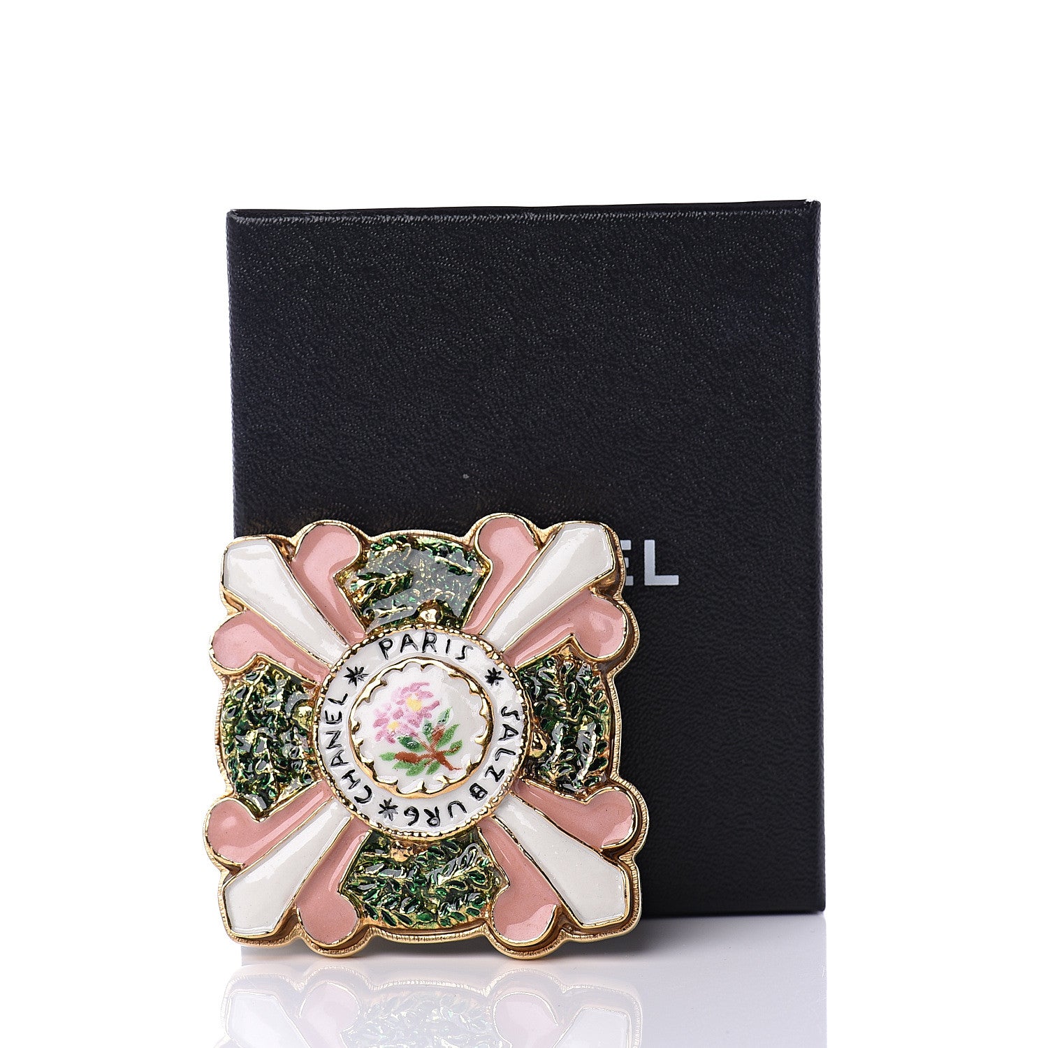 Chanel Enamel Salzburg Brooch Multicolor 4 of 4