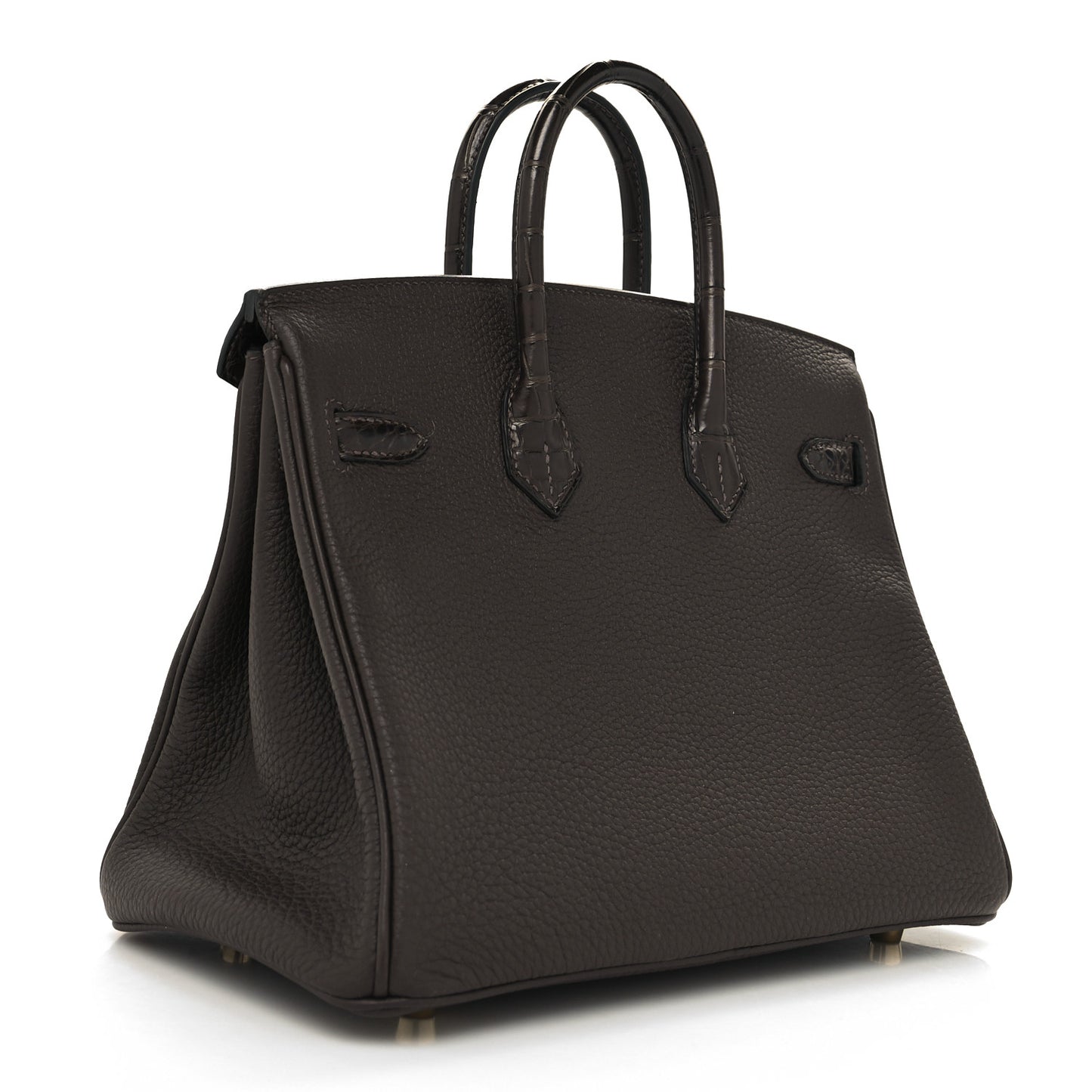 Togo Matte Alligator Birkin Touch 25 Ebene