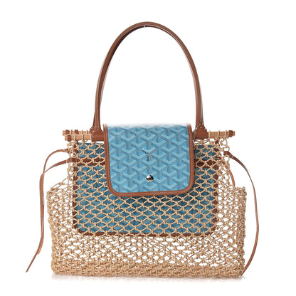 Goyard Goyardine Net Aligre Tote Blue 1 of 8