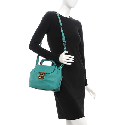 Chloe Calfskin Small Elsie Satchel Emerald 2 of 7