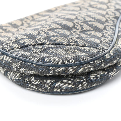 Christian Dior Monogram Mini Saddle Pochette Navy 7 of 8