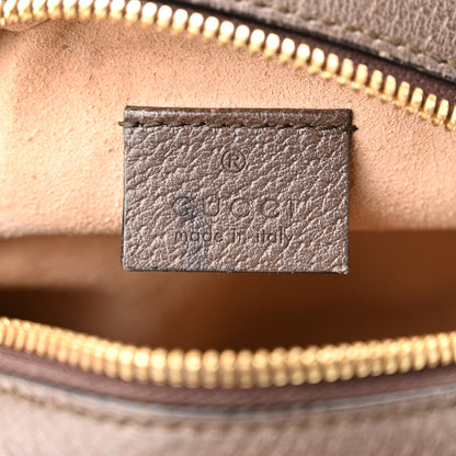 Gucci GG Supreme Monogram Web Mini Ophidia Round Shoulder Bag Brown 6 of 11