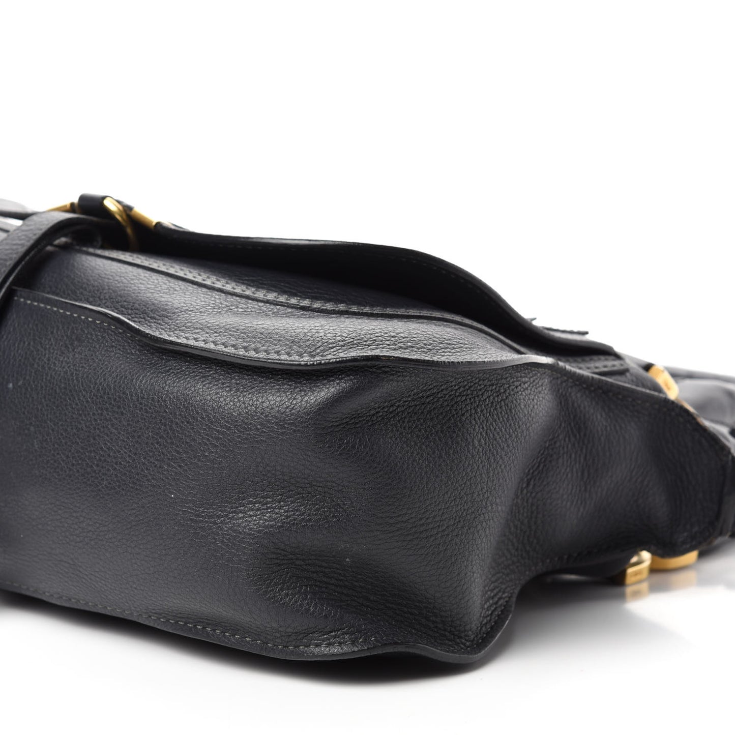 Calfskin Medium Marcie Satchel Black